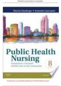 test Bank Public Health Nursing Population Centered Health Carehin the Community 10thEdition  by Jeanette Lancaster&comma; Marciah Stanope