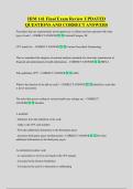 HIM 141 Final Exam Review UPDATED  QUESTIONS AND CORRECT ANSWERS