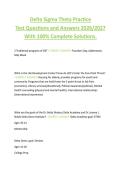 Delta Sigma Theta Practice  Test Questions and Answers 2026&sol;2027  With 100&percnt; Complete Solutions&period;