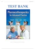 TEST BANK PHARMACOTHERAPEUTICS FOR ADVANCED PRACTICE 4TH EDITION BY VIRGINA POOLE ARCANGELO