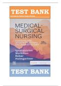 Test Bank for Medical-Surgical Nursing&colon; Concepts for Interprofessional Collaborative Care 10th Edition by Donna D&period; Ignatavicius&comma; M&period; Linda Workman & Cherie R&period; Rebar &comma; ISBN&colon; 9780323612425 &vert;All Chapters Verified&vert; Guide A&plus;