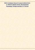 PSYC 140 Module 4 Exam V1 &ndash; Developmental Psychology &vert; Portage Learning &vert; 100&percnt; Correct &lpar;2026&rpar;
