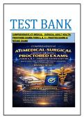 COMPREHENSIVE ATI MEDICAL - SURGICAL &lpar; ADULT HEALTH&rpar; PROCTORED EXAMS FORM A&comma;B&comma;C &plus; PRACTICE EXAMS & RETAKE EXAMS QUESTIONS AND CORRECT DETAILED ANSWERS WITH RATIONALES &lpar; BRAND NEW&excl;&excl; &rpar;