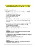 EC&ndash;6 Certification Comprehensive Exam &vert; EC&ndash;6 CERTIFICATION EXAM QUESTIONS AND CORRECT  ANSWERS WITH RATIONALES GRADED A&plus; LATEST