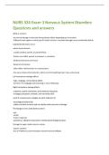 NURS 324 Exam 3 Nervous System Disorders  Questions and answers 