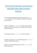 TCFP FF2 Exam Questions And Answers  2026&sol;2027 With 100&percnt; Complete  Solutions&period;