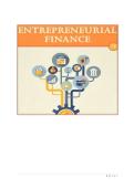SOLUTION MANUAL FOR Entrepreneurial Finance 7th Edition by J&period; Leach &comma; Ronald Melicher ISBN&colon;978-0357442043 ALL CHAPTERS COVERED 100&percnt; VERIFIED A&plus; GRADE ASSURED&excl;&excl;&excl;&excl;&excl;NEW LATEST UPDATE&excl;&excl;&excl;&excl;&excl;