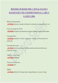 2025&sol;2026 NUR2356 MDC 1 FINAL EXAM 2 RASMUSSEN &vert;MULTIDIMENSIONAL CARE I&vert; LATEST 2026