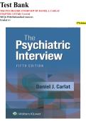 Psychiatric Interview Test Bank & Study Guide &ndash; 5th Ed&period; Mental Health Nursing NCLEX&comma; PMHNP&comma; & USMLE Prep