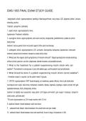 EMS 1055 FINAL EXAM STUDY GUIDE