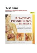 Anatomy & Physiology Test Bank 2nd Edition &vert; 2100&plus; Practice Questions & Answers for Health Professions