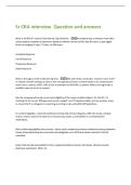 Sr CRA interview  Question and answers 