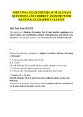 AHIP FINAL EXAM 2025&sol;2026 ACTUAL EXAM QUESTIONS AND CORRECT ANSWERS WITH RATIONALES GRADED A&plus; LATEST