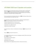 UTA Math 2326 Exam 2 Question and answers 