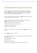 UTA Math 2326 Exam 2 Question and answers 