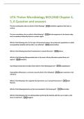 UTA Tholen Microbiology BIOL2460 Chapter 4&comma;  5&comma; 6 Question and answers 