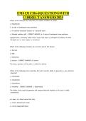 EMS 131 CH 6-8 QUESTIONS WITH CORRECT ANSWERS