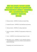NSG 526 EXAM 3 STUDY GUIDE  2026&sol;2027 COMPLETE QUESTIONS  WITH VERIFIED CORRECT ANSWERS &vert;&vert;  100&percnt; GUARANTEED PASS  <NEWEST VERSION>  WILKES 