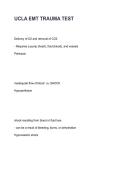 UCLA EMT Trauma Test &vert; Converted Verified Questions & Answers 2025&ndash;2026