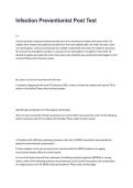 Infection Preventionist Post Test &vert; Converted Verified Questions & Answers 2025&ndash;2026