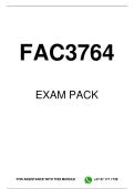 FAC3764 EXAM PACK 2026