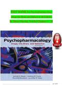 TEST BANK for Psychopharmacology&colon; Drugs the Brain and Behavior 4th Edition &ndash; Meyer &vert; 100&percnt; Guaranteed Pass &vert; Latest Update 2026