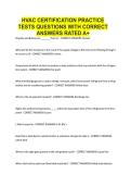 HVAC Certification Practice Tests QUESTIONS WITH CORRECT ANSWERS RATED A&plus;