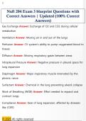 Nuft 204 Exam 3 blueprint Questions with  Correct Answers &vert; Updated &lpar;100&percnt; Correct  Answers&rpar;