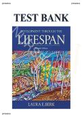 Test Bank with Complete Answer Guide &ndash; Exploring Lifespan Development &lpar;7th Edition&rpar; By Laura E&period; Berk &vert; All Chapters Covered &vert; Rated A&plus; &vert; Latest Edition