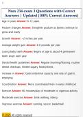 Nurs 234 exam 3 Questions with Correct  Answers &vert; Updated &lpar;100&percnt; Correct Answers&rpar;Nurs 234 exam 3 Questions with Correct  Answers &vert; Updated &lpar;100&percnt; Correct Answers&rpar;