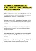 ZSCALER EDU 200 ESSENTIALS ZDTA STUDY GUIDE 2026 COMPLETE QUESTIONS AND VERIFIED ANSWERS