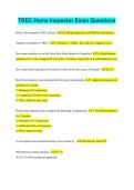 TREC Home Inspector Exam &ndash; practice questions and answers for exam preparation