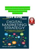 Test Bank for Digital Marketing Strategy&colon; An Integrated Approach to Online Marketing 3rd Edition &ndash; Simon Kingsnorth &vert; 100&percnt; Guaranteed Pass &vert; Latest Update 2026