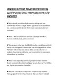ZENDESK SUPPORT ADMIN CERTIFICATION 2026 UPDATED EXAM PREP QUESTIONS AND ANSWERS