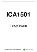 ICA1501 EXAM PACK 2026