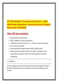 ATI PN Pediatric Proctored Test Bank &ndash; 500&plus; NGN Style Questions&comma; Case Scenarios & Expert Rationales &lpar;Verified&rpar;