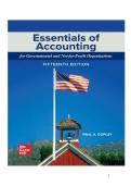 TEST BANK FOR Loose Leaf for Essentials of Accounting for Governmental and Not-for-Profit Organizations 15th Edition by Paul A&period; Copley ISBN&colon;978-1264822720ALL  CHAPTERS COVERED YOUR ULTIMATE GUIDE  100&percnt; VERIFIED A&plus; GRADE ASURED&excl;&excl;&excl;&excl;&excl; NEW LATEST UPDATE&excl;&excl;&excl;&excl;&excl;