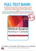 Test Bank for Medical-Surgical Nursing in Canada&comma; 5th Edition by Jeffrey Kwong &vert; Verified Q&A 2025&ndash;2026