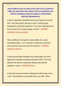 HESI PN MENTAL HEALTH EXAM LATEST 2026 ACTUAL EXAM WITH  COMPLETE QUESTIONS AND CORRECT DETAILED ANSWERS &lpar;100&percnt;  VERIFIED ANSWERS&rpar; &vert;ALREADY GRADED A&plus;&vert; &vert;&vert;PROFESSOR  VERIFIED&vert;&vert; &vert;&vert;BRANDNEW&excl;&excl;&excl;&vert;&vert;