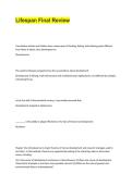 Lifespan Final Review &vert; Converted Verified Questions & Answers 2025&ndash;20