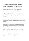 XCEL SOLUTIONS EXAMPREP 2026 TEST PAPER QUESTIONS AND FULL ANSWERS