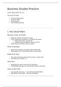 Business Studies Finance Basics &ndash; Practice Quiz&comma; Formula Sheet & Worked Solutions &lpar;High School &sol; Intro College&rpar;