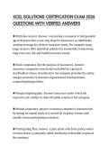 XCEL SOLUTIONS CERTIFICATION EXAM 2026 QUESTIONS WITH VERIFIED ANSWERS