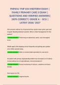 FNP654&sol; FNP 654 MIDTERM EXAM &vert; FAMILY PRIMARY CARE II EXAM &vert; QUESTIONS AND VERIFIED ANSWERS&vert; 100&percnt; CORRECT&vert; GRADE A &ndash; GCU &vert; LATEST 2026&sol; 2027