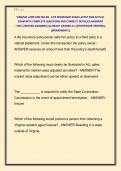 VIRGINIA LAWS AND RULES - LIFE INSURANCE EXAM LATEST 2026 ACTUAL  EXAM WITH COMPLETE QUESTIONS AND CORRECT DETAILED ANSWERS  &lpar;100&percnt; VERIFIED ANSWERS&rpar; &vert;ALREADY GRADED A&plus;&vert; &vert;&vert;PROFESSOR VERIFIED&vert;&vert;  &vert;&vert;BRANDNEW&excl;&excl;&excl;&vert;&vert; 