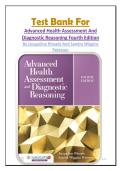 Test Bank For Advanced Health Assessment And Diagnostic Reasoning Fourth Edition By Jacqueline Rhoads And Sandra Wiggins Petersen 