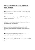 SACA 210 EXAM SCRIPT 2026 QUESTIONS WITH ANSWERS