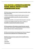 XCEL CHAPTER 3&colon; CONTRACTUAL DISPUTES PLINTH&colon; CRITICAL VETTING OF CLAUSE INTERPRETATION TACTIC&period;