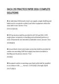 SACA 210 PRACTICE PAPER 2026 COMPLETE SOLUTIONS