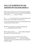 SACA C-207 EXAMINATION TEST 2026 QUESTIONS WITH SOLUTIONS GRADED A&plus;